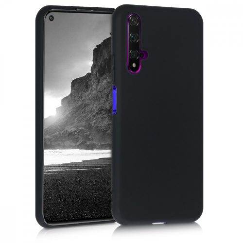 Etui do Huawei Nova 5T, Silikon, Czarny, 51520.01