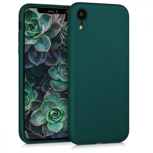 Etui do Apple iPhone XR, Silikon, Zielony, 46549.14