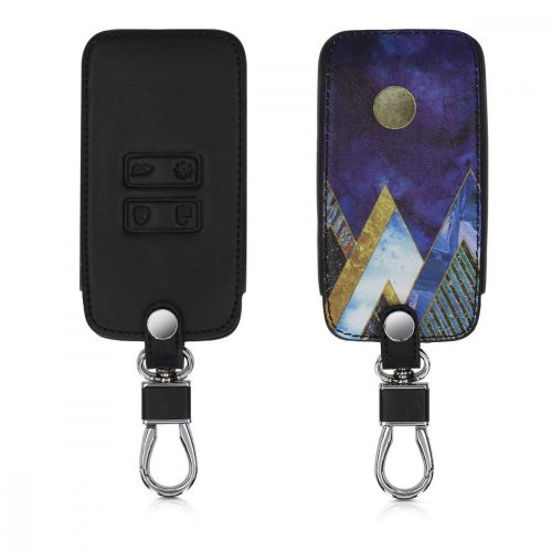 Etui na kluczyki do Renault / Dacia - 4 przyciski - Keyless Go, Skóra ekologiczna, Wielokolorowy, 44637.38