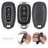 Osłona kluczyka do samochodu Hyundai - 3 przyciski - Keyless Go, plastik, czarna, 52228.01