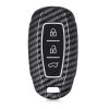 Osłona kluczyka do samochodu Hyundai - 3 przyciski - Keyless Go, plastik, czarna, 52228.01