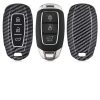 Osłona kluczyka do samochodu Hyundai - 3 przyciski - Keyless Go, plastik, czarna, 52228.01