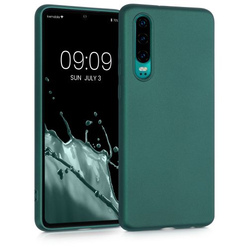 Etui do Huawei P30, Silikon, Zielony, 47411.14