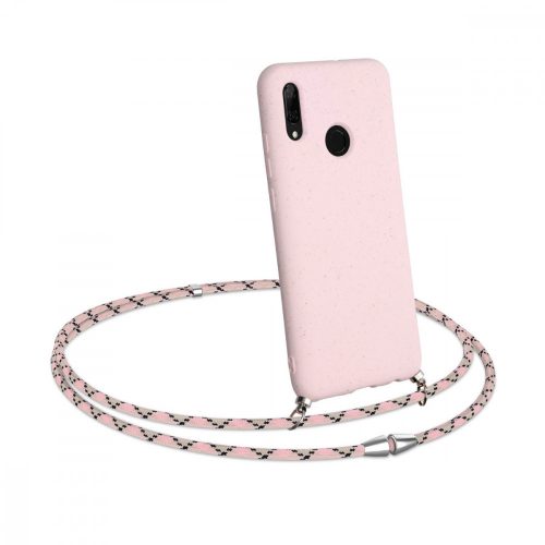 Etui do Huawei P Smart (2019), Włókna roślinne, Różowy, 52418.33