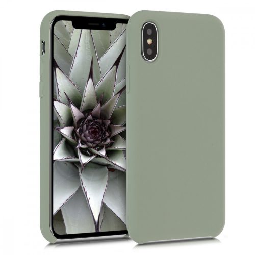 Etui do Apple iPhone X / iPhone XS, Silikon, Zielony, 42495.172