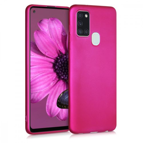 Etui do Samsunga Galaxy A21s, Silikon, Różowy, 52495.65