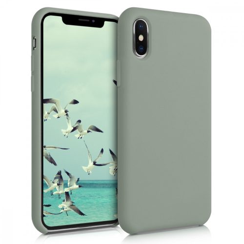 Etui do Apple iPhone XS Max, Silikon, Zielony, 45909.172