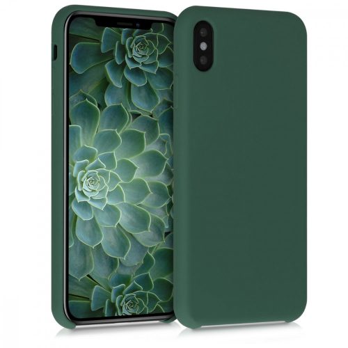 Etui do Apple iPhone XS Max, Silikon, Zielony, 45909.169