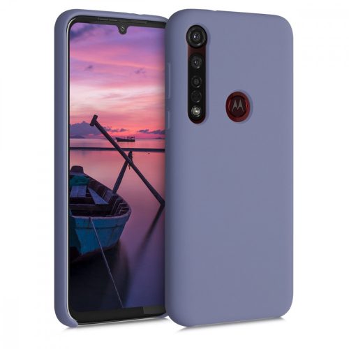 Etui na Motorolę Moto G8 Plus, Silikon, Fioletowy, 51348.130