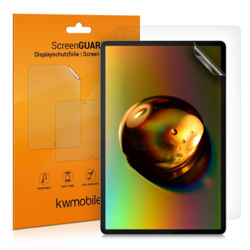 Zestaw 2 folii ochronnych do tabletu Samsung Galaxy Tab S7 Plus/Tab S7 FE, Kwmobile, Przezroczysty, Plastik, 52920.1