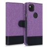 Etui na Google Pixel 4a, tekstylne, fioletowe, 52250.38