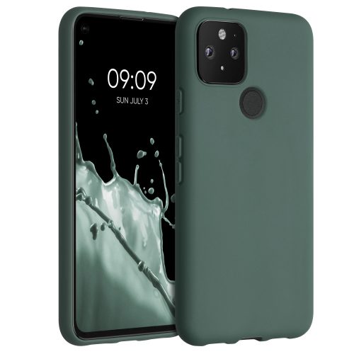 Etui do Google Pixel 5, Silikon, Zielone, 51722.166