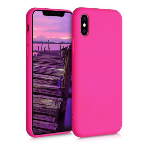 Etui do Apple iPhone X / iPhone XS, Silikon, Różowy, 52975.77