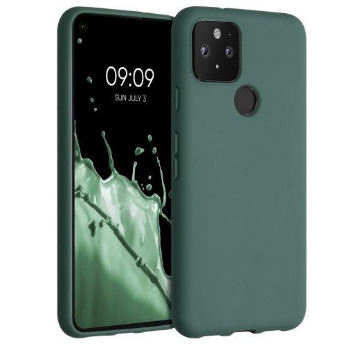 Etui do Google Pixel 5, Silikon, Zielone, 51722.171