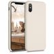 Etui do Apple iPhone X / iPhone XS, Silikon, Kremowy, 46313.210