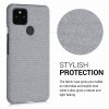 Etui do Google Pixel 4a 5G, tekstylne, szare, 53569.25