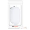 Pokrowiec na mysz Apple Magic Mouse 2/Magic Mouse 1, Kwmobile, biały, neopren, 51117.02