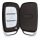 Etui na klucze do Hyundai / Kia - 3 przyciski - Keyless Go, Plastik, Czarny, 53711.01