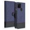 Etui do Google Pixel 4a 5G, tekstylne, niebieskie, 53776.17