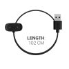 Kabel ładujący USB do Xiaomi Amazfit GTR 2 / Amazfit GTS 2, Czarny, 53922.01