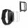 Zestaw 2 etui do Xiaomi Amazfit Bip / Amazfit Bip Lite, silikon, czarny / przezroczysty, 54037.01