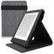 Etui do Kobo Glo HD / Touch 2.0, tekstylne, szare, 51512.02