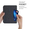 Etui do Kobo Aura H2O Edition 2, tekstylne, szare, kwmobile, 54137.19