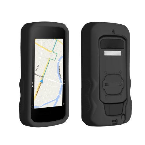 Etui ochronne do GPS Bryton Rider 750, Kwmobile, Czarny, Silikon, 54125.01