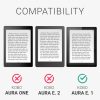 Etui do Kobo Aura Edition 1, tekstylne, szare, kwmobile, 54136.19