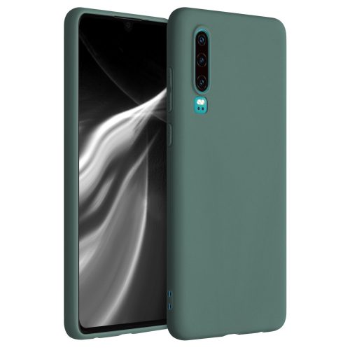 Etui do Huawei P30, Silikon, Zielony, 47410.171