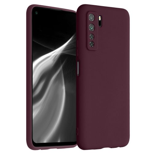 Etui do Huawei P40 lite 5G, Silikon, Czerwone, 52529.190