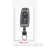 Etui na kluczyk samochodowy do BMW - 3 przyciski - Keyless Go, kwmobile, stop cynku, szary, 53579.01