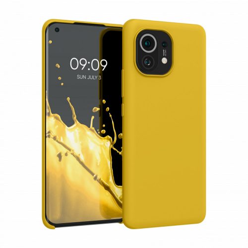 Etui do Xiaomi Mi 11, Silikon, Żółty, 54379.143