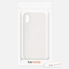 Etui do Apple iPhone X / iPhone XS, Silikon, Kremowy, 42495.16