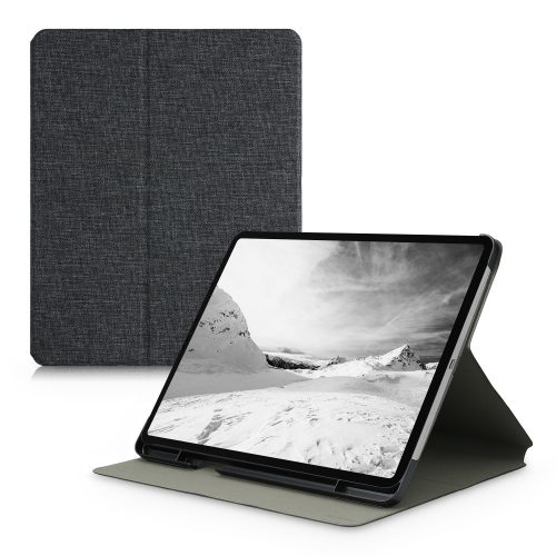 Etui do Apple iPad Pro 12,9" (2021), Kwmobile, Szare, Tekstylne, 54767.01