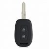 Etui na kluczyk samochodowy do Dacii / Renault - 2 przyciski - Keyless Go, kwmobile, silikon, czarny / niebieski, 54813.02