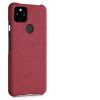 Etui do Google Pixel 5a, tekstylne, czerwone, 54994.76