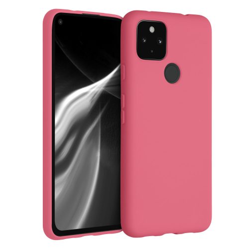 Etui do Google Pixel 4a 5G, Silikon, Różowy, 51727.219