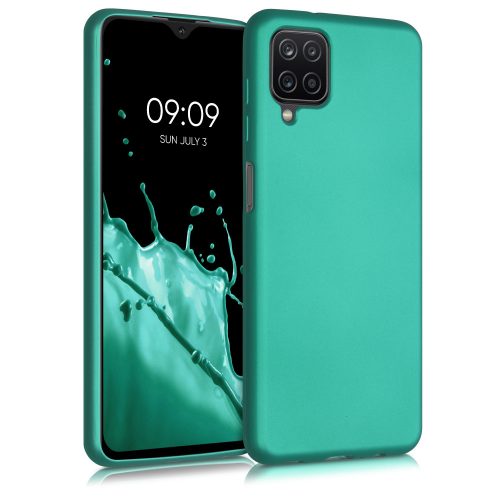 Etui do Samsunga Galaxy A12, Silikon, Zielone, 54052.128