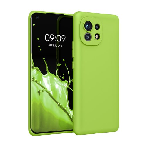 Etui do Xiaomi Mi 11, Silikon, Zielone, 54188.220