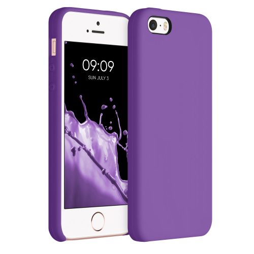 Etui do iPhone'a 5 / iPhone'a 5s / iPhone'a SE, Silikon, Fioletowy, 42766.221