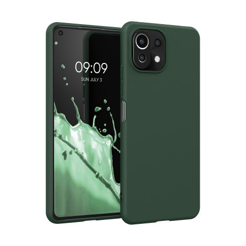 Etui do Xiaomi Mi 11 Lite 5G, Silikon, Zielone, 54726.169