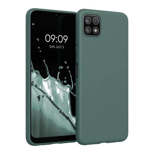 Etui do Samsunga Galaxy A22 5G, Silikon, Zielone, 55245.171