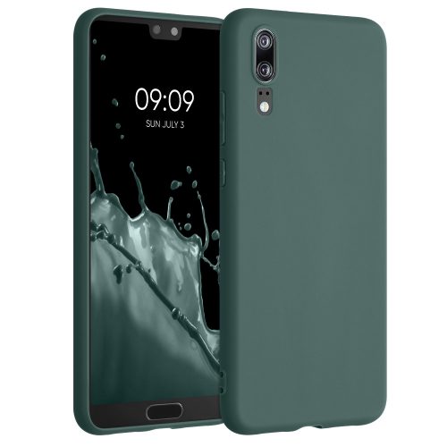 Etui do Huawei P20, Silikon, Zielony, 44212.171