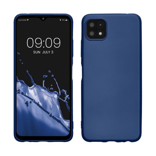 Etui do Samsunga Galaxy A22 5G, Silikon, Niebieski, 55247.64