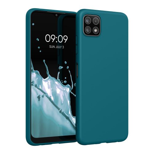 Etui do Samsunga Galaxy A22 5G, Silikon, Zielone, 55245.57