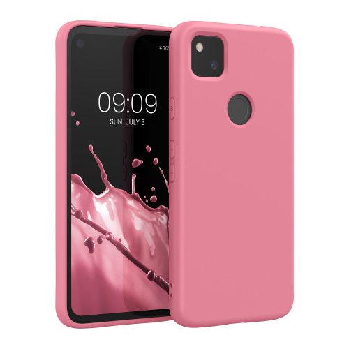 Etui do Google Pixel 4a, Silikon, Różowy, 52622.212