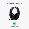 Zestaw 2 poduszek nausznych do słuchawek Logitech G733, Kwmobile, czarny, tekstylny, 55843.01