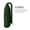 Zestaw 2 etui do Fitbit Inspire 2/Ace 3, Kwmobile, czarny/zielony, silikon, 54017.05