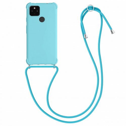 Etui do Google Pixel 4a 5G, Silikon, Niebieski, 55914.23